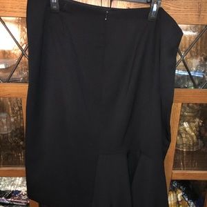 Ralph Lauren Polo Black Flutter Skirt Size 16